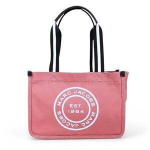 Marc Jacobs The Signet Medium Dusty Rose Canvas Tote Bag (EUC)